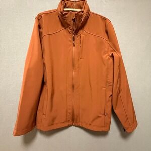 Powder River Outfitters Collection by Panhandle Softshell Rust Jacket Men Size M